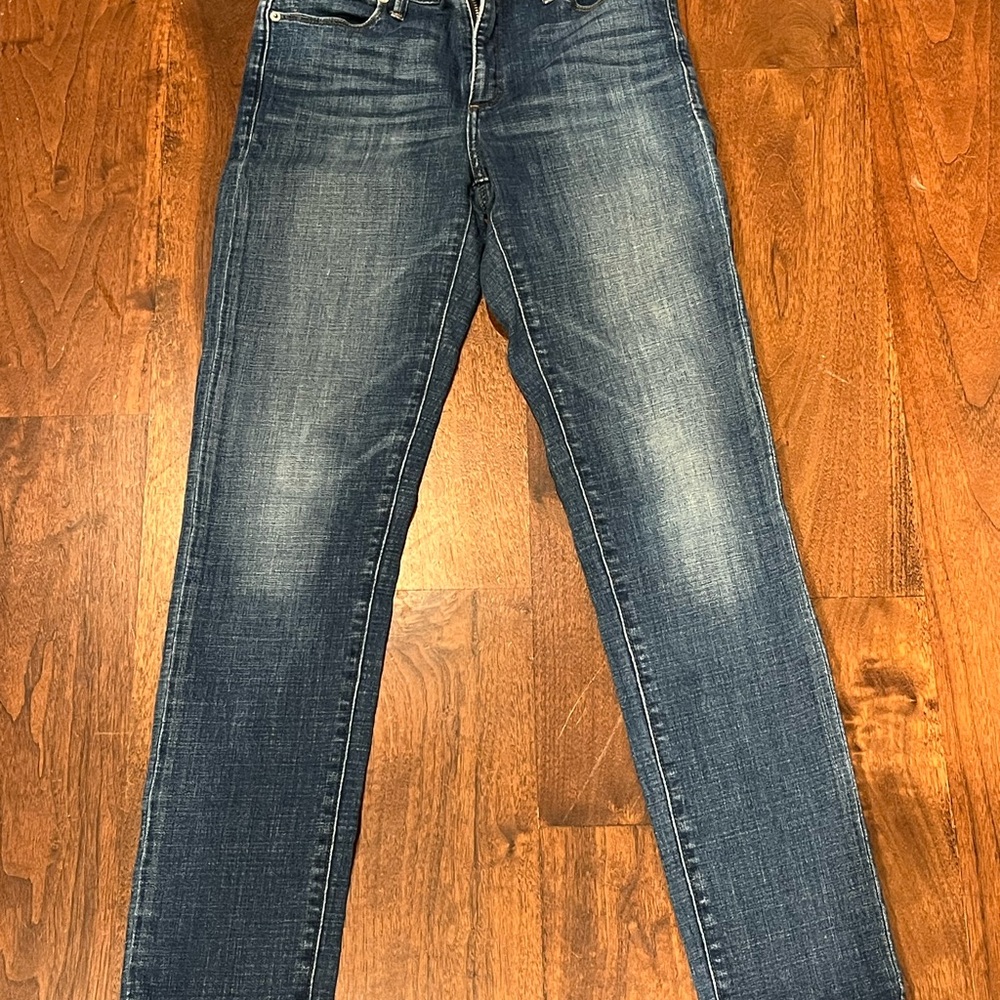 Lucky Brand Women's Dark Blue Straight Jeans